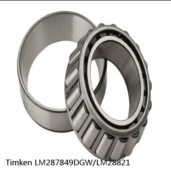 LM287849DGW/LM28821 Timken Tapered Roller Bearings #1 small image