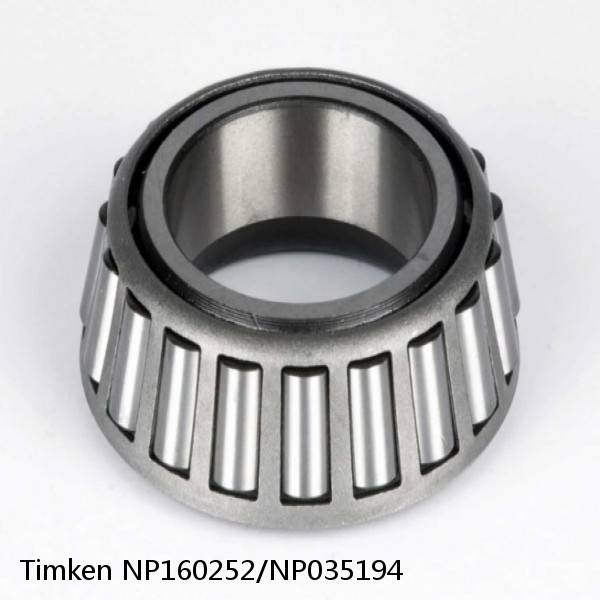 NP160252/NP035194 Timken Tapered Roller Bearings #1 image